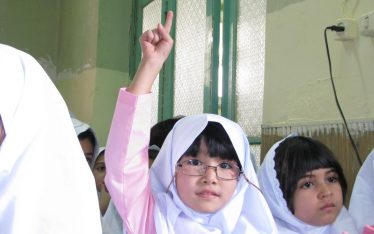 first grader girl
